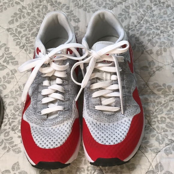 Nike Shoes Nike Air Max Ultra Flyknit White University Red Poshmark Nike Shoes Nike Air Max Ultra Flyknit White University Red Poshmark